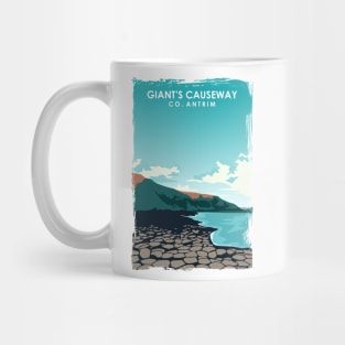 Giant's Causeway Northern Ireland Travel Poster Mug